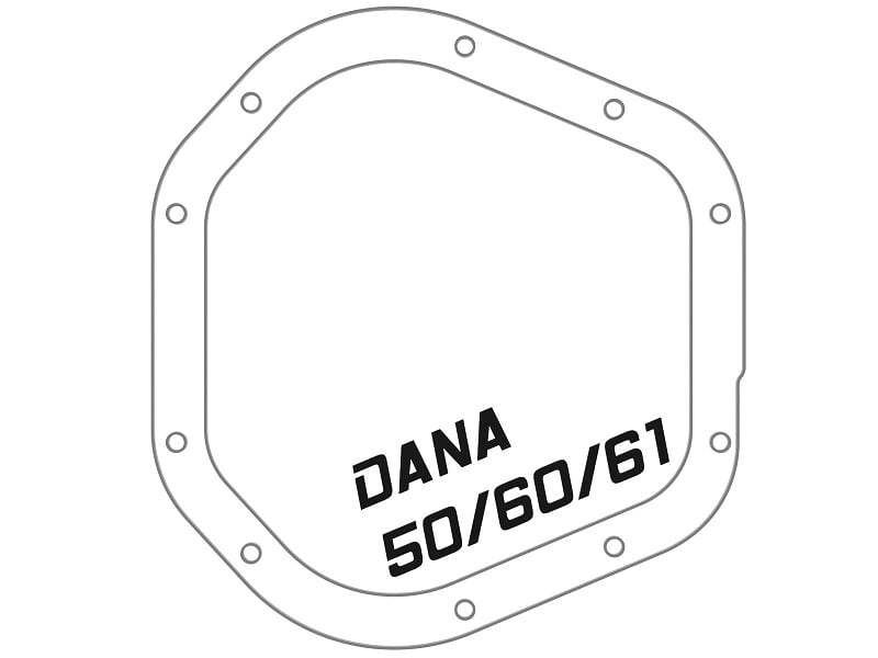 AFE Street Series Raw Finish Front Differential Cover for 17-23 Ford 6.7L Powerstroke