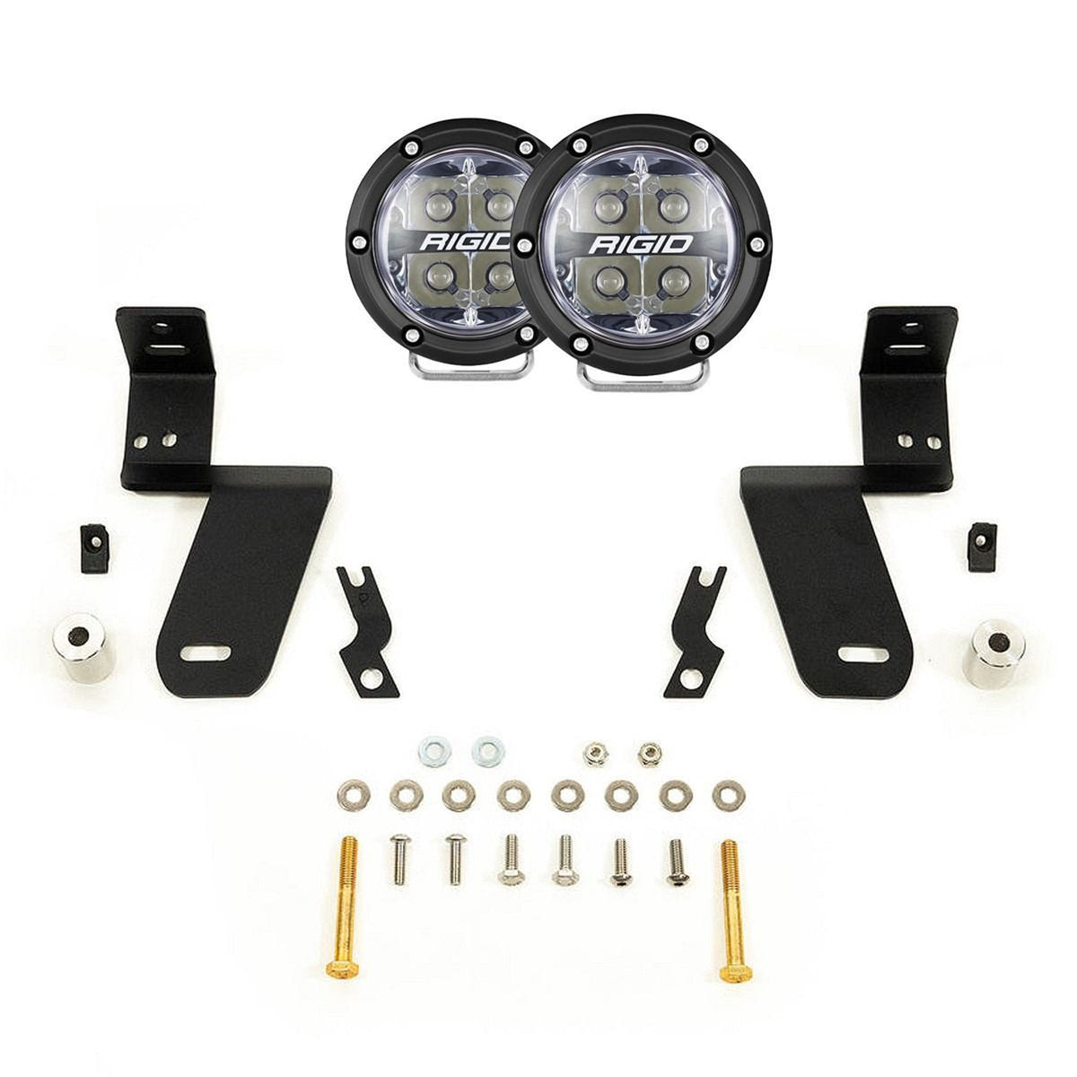 Rigid Industries 360-Series Spot A-Pillar Kit 20-26 Chevy Silverado 1500
