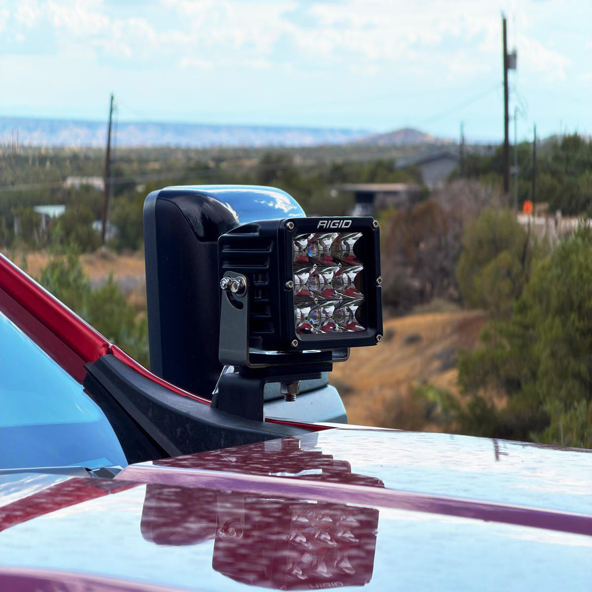 Rigid Industries D-XL Spot A-Pillar Kit 20-26 GM 2500HD/3500HD