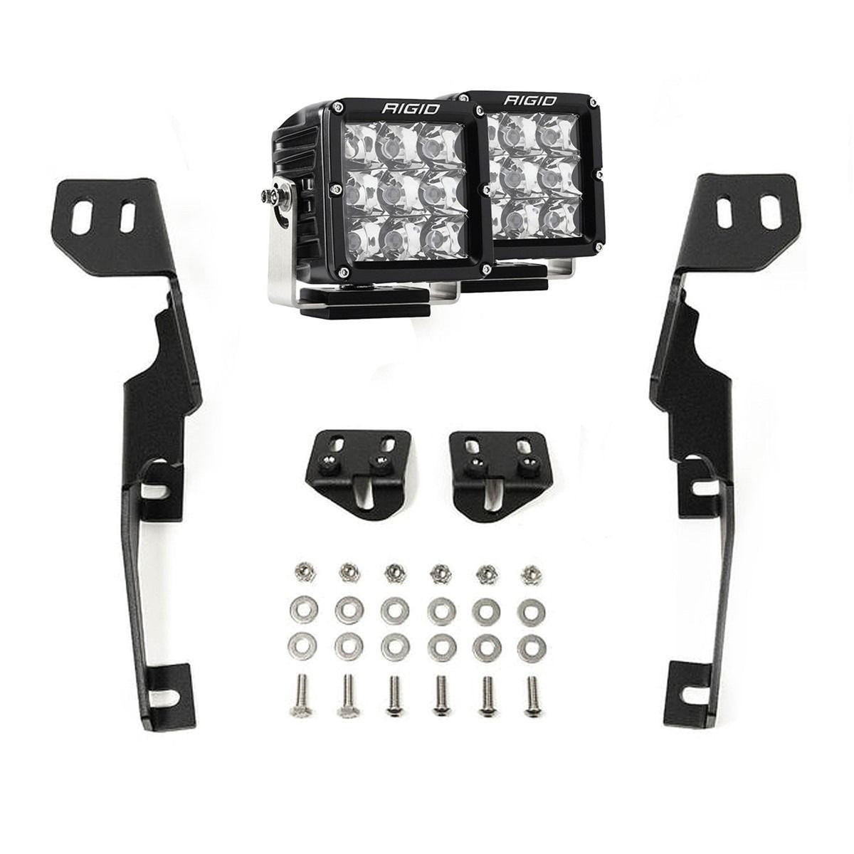 Rigid Industries D-XL Spot A-Pillar Kit 23-26 Ford F-250/F-350