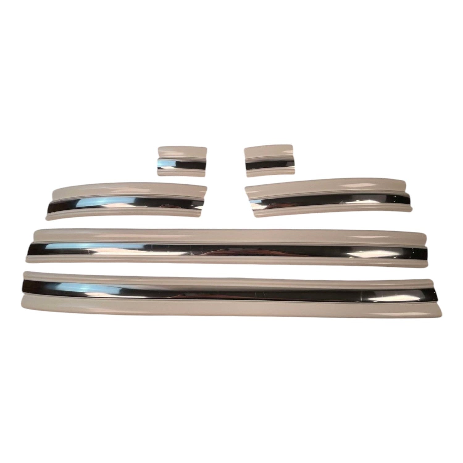 Complete Performance Chrome Body Molding Set White 1992-1997 F-250