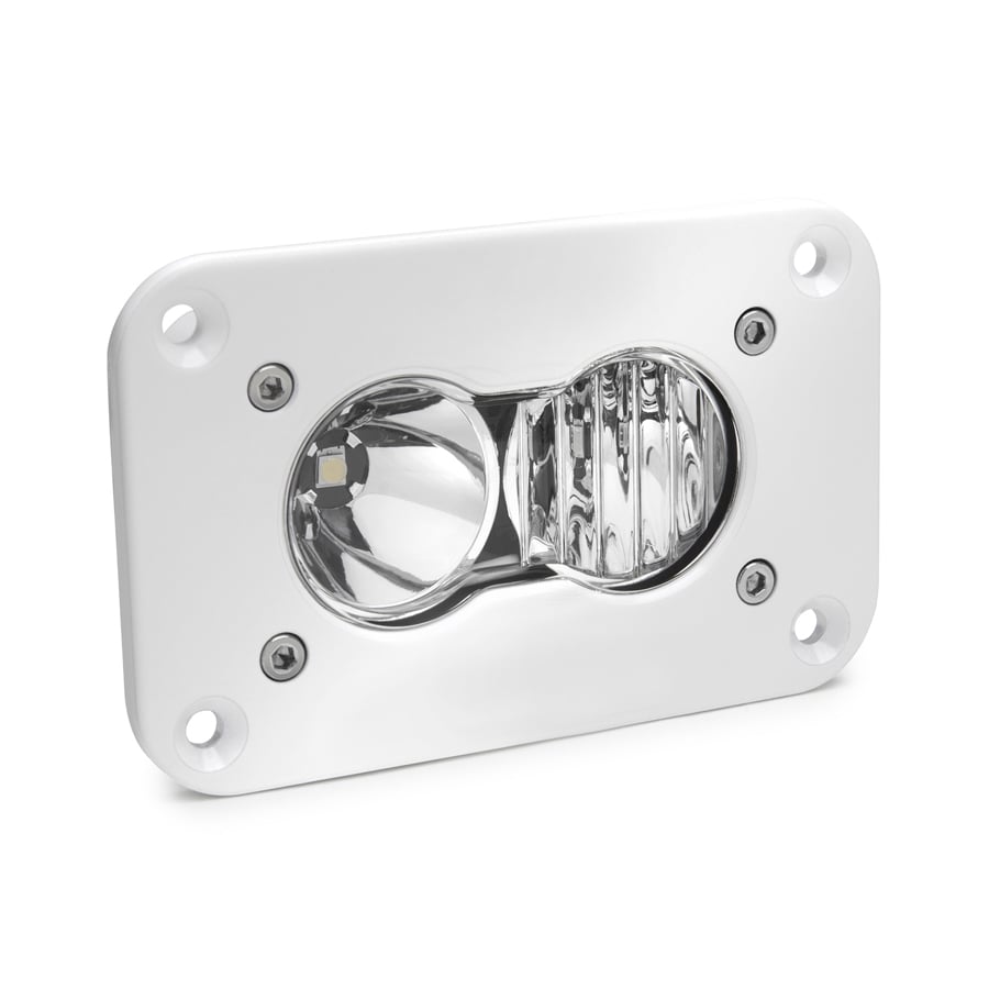 Baja Designs S2 Pro Flush Mount LED Light - White and Black Housing
