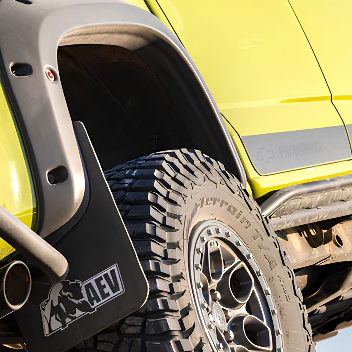 Chevrolet Colorado ZR2 mud splash guards