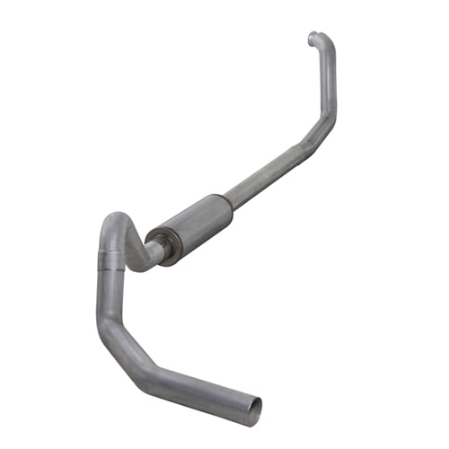 Diamond Eye 4" Aluminized Turbo Back Single for 00-03 7.3L Ford Powerstoke E Series Van