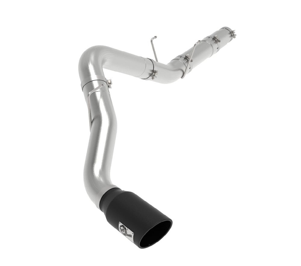 AFE LargeBore-HD 5" Aluminized DPF Back Exhaust for 19-25 Ram 6.7L Cummins MC and CC Short Bed