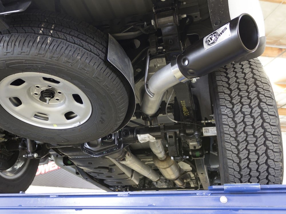 AFE ATLAS 3.5" Aluminized DPF-Back Exhaust System for 16-22 Colorado 2.8L Duramax