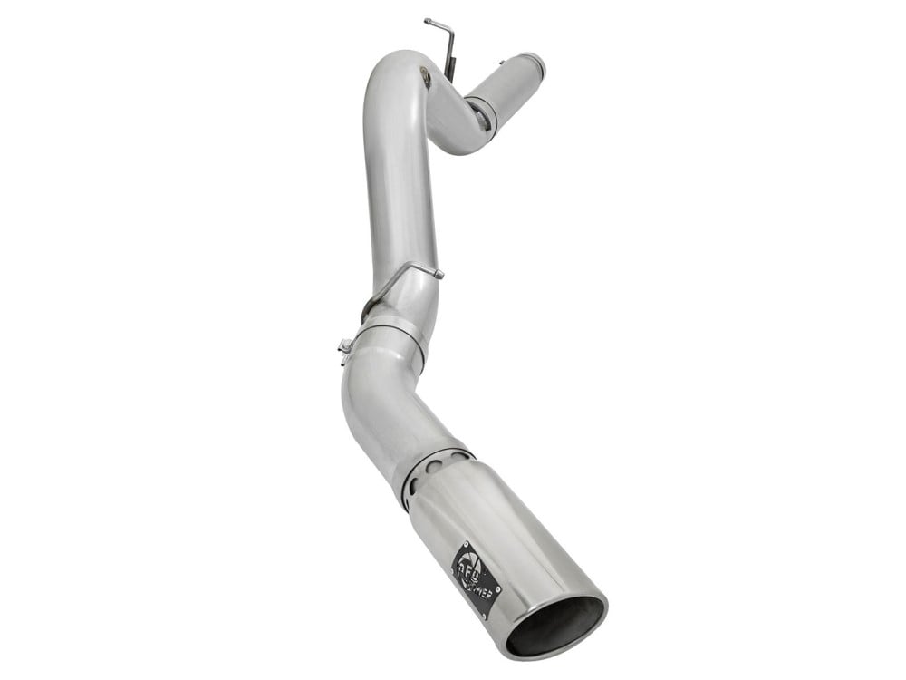 AFE ATLAS 5" Aluminized Steel DPF-Back Exhaust System 2016 GM 6.6L LML Duramax