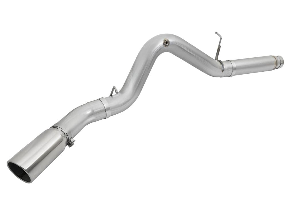 AFE ATLAS 5" Aluminized Steel DPF-Back Exhaust System 2016 GM 6.6L LML Duramax
