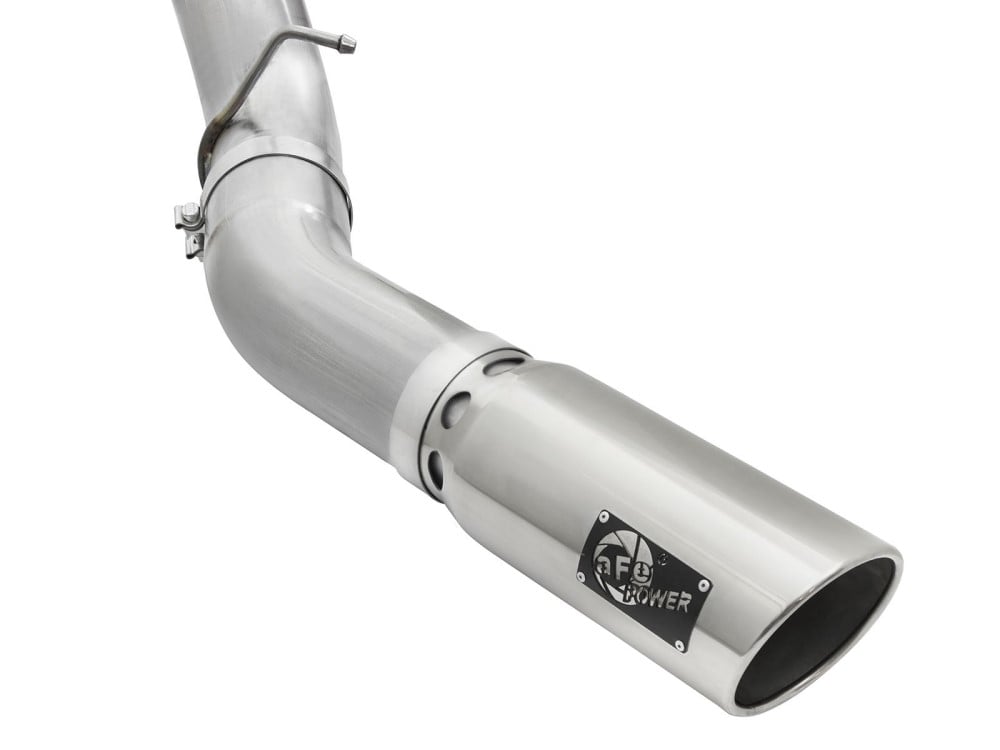 AFE ATLAS 5" Aluminized Steel DPF-Back Exhaust System 2016 GM 6.6L LML Duramax