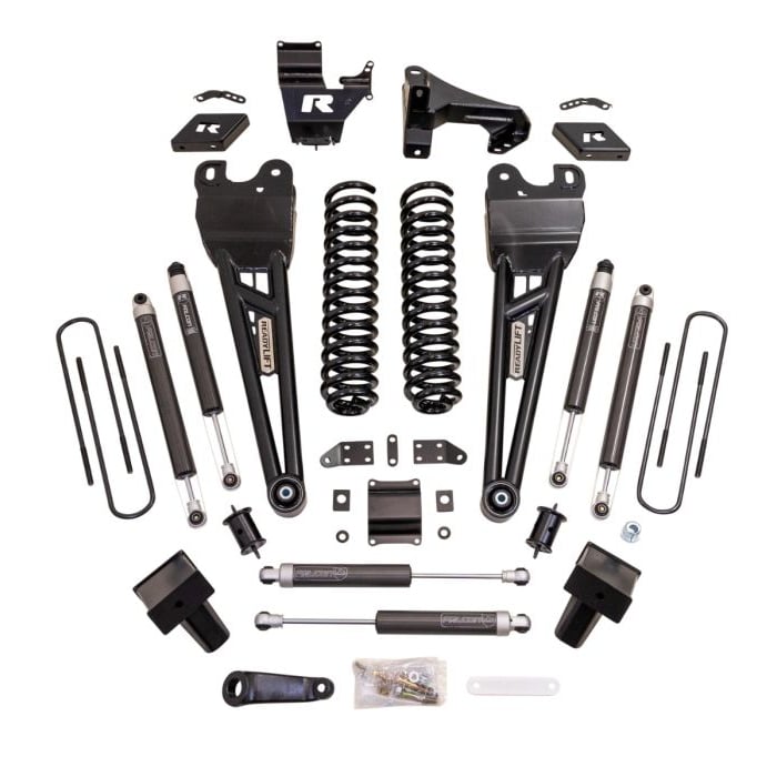 ReadyLIFT 6" Coil Spring Lift Kit with Falcon Shocks &amp; Radius Arms for 23-24 Ford SuperDuty