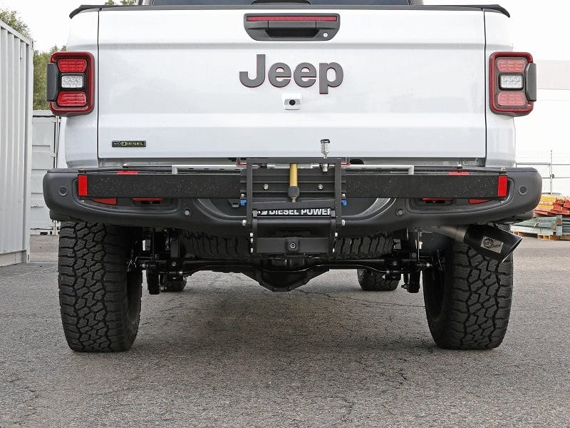 AFE Vulcan Series 3" 304 Stainless Steel DPF Back Exhaust for 21-23 Jeep Gladiator JT 3.0L EcoDiesel