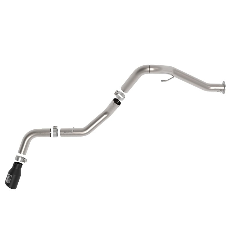 AFE Vulcan Series 3" 304 Stainless Steel DPF Back Exhaust for 21-23 Jeep Gladiator JT 3.0L EcoDiesel