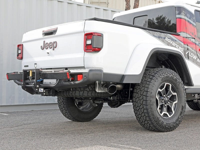 AFE Vulcan Series 3" 304 Stainless Steel DPF Back Exhaust for 21-23 Jeep Gladiator JT 3.0L EcoDiesel