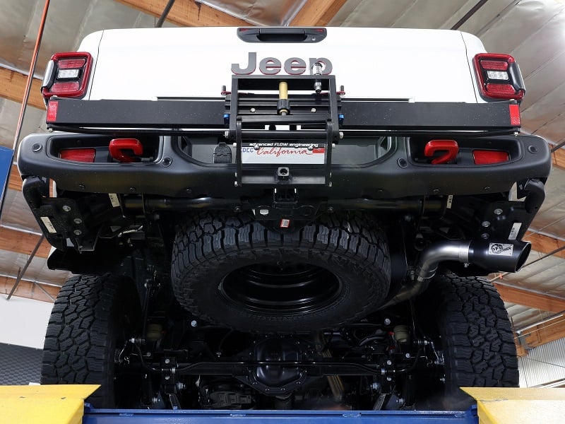 AFE Vulcan Series 3" 304 Stainless Steel DPF Back Exhaust for 21-23 Jeep Gladiator JT 3.0L EcoDiesel