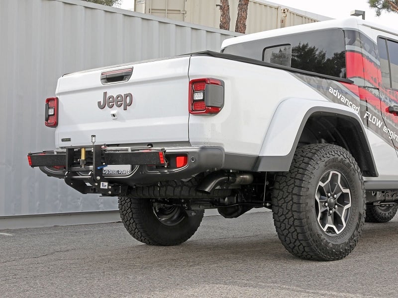 AFE Vulcan 3" 304 Stainless Steel DPF Back Hi-Tuck Exhaust for 21-23 Jeep Gladiator JT 3.0L EcoDiesel