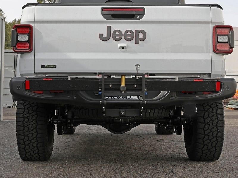 AFE Vulcan 3" 304 Stainless Steel DPF Back Hi-Tuck Exhaust for 21-23 Jeep Gladiator JT 3.0L EcoDiesel