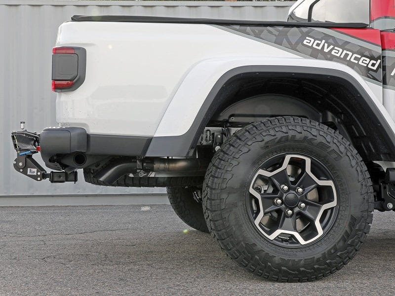 AFE Vulcan 3" 304 Stainless Steel DPF Back Hi-Tuck Exhaust for 21-23 Jeep Gladiator JT 3.0L EcoDiesel