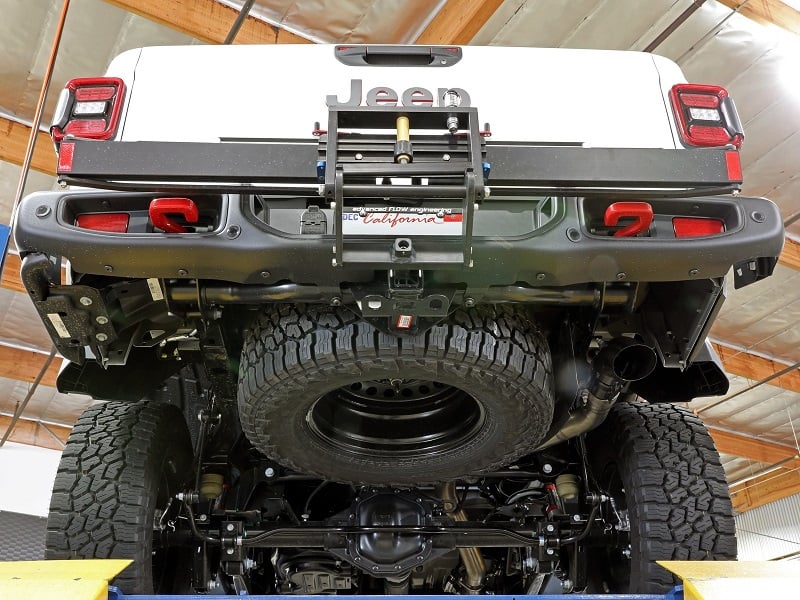 AFE Vulcan 3" 304 Stainless Steel DPF Back Hi-Tuck Exhaust for 21-23 Jeep Gladiator JT 3.0L EcoDiesel