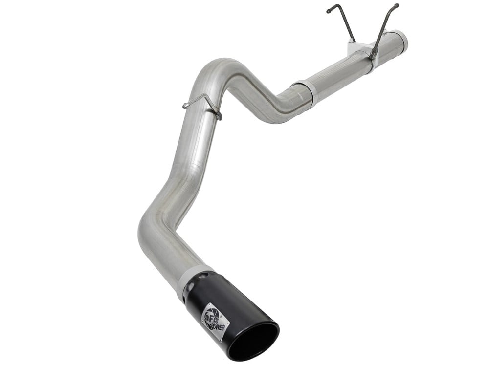 AFE Large Bore-HD 4" 409 Stainless Steel DPF-Back Exhaust for 07.5-12 Ram 6.7L Cummins