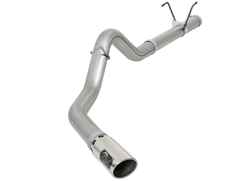AFE Large Bore-HD 4" 409 Stainless Steel DPF-Back Exhaust for 07.5-12 Ram 6.7L Cummins