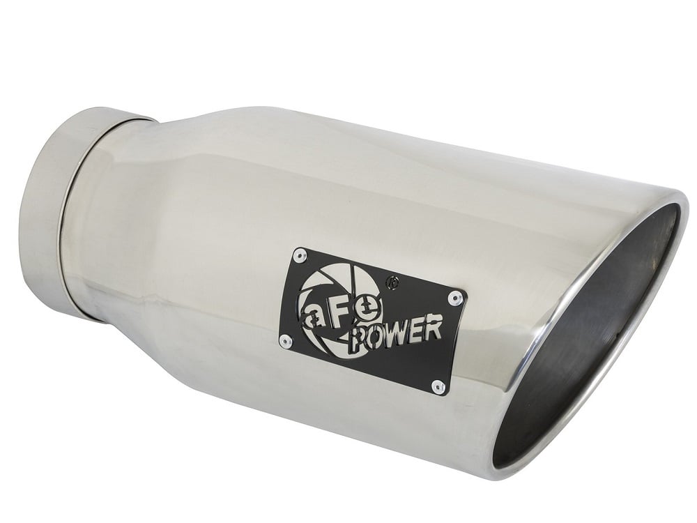 AFE LargeBore-HD 5" Stainless DPF Back Exhaust for 19-25 Ram 6.7L Cummins MC and CC Short Bed