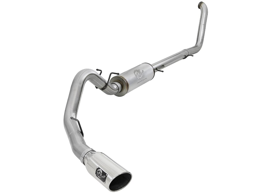 AFE Large Bore-HD 4" Stainless Steel Turbo-Back Exhaust System for 00-03 Ford Excursion 7.3L Powerstroke
