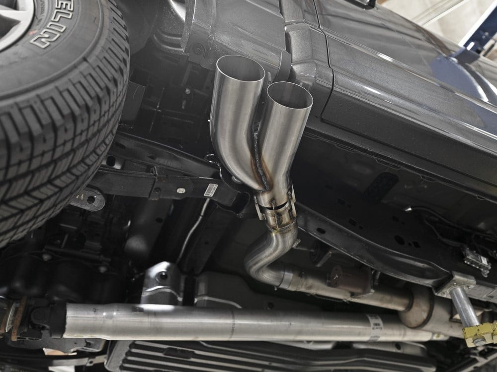 AFE Rebel 3-1 and 2" 409 DPF-Back Exhaust for 18-21 Ford F-150 3.0L Powerstroke