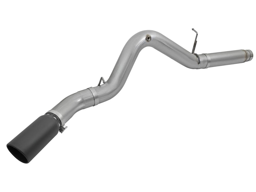 AFE Large Bore-HD 5" 409 Stainless Steel DPF-Back Exhaust 2016 GM 6.6L Duramax LML