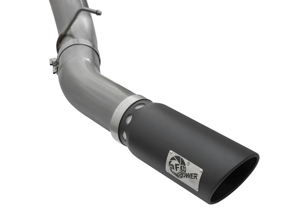 AFE Large Bore-HD 5" 409 Stainless Steel DPF-Back Exhaust 2016 GM 6.6L Duramax LML