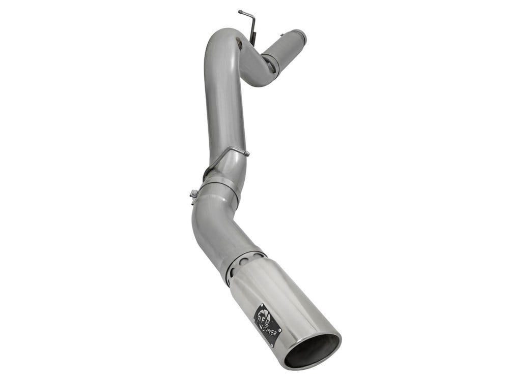 AFE Large Bore-HD 5" 409 Stainless Steel DPF-Back Exhaust 2016 GM 6.6L Duramax LML