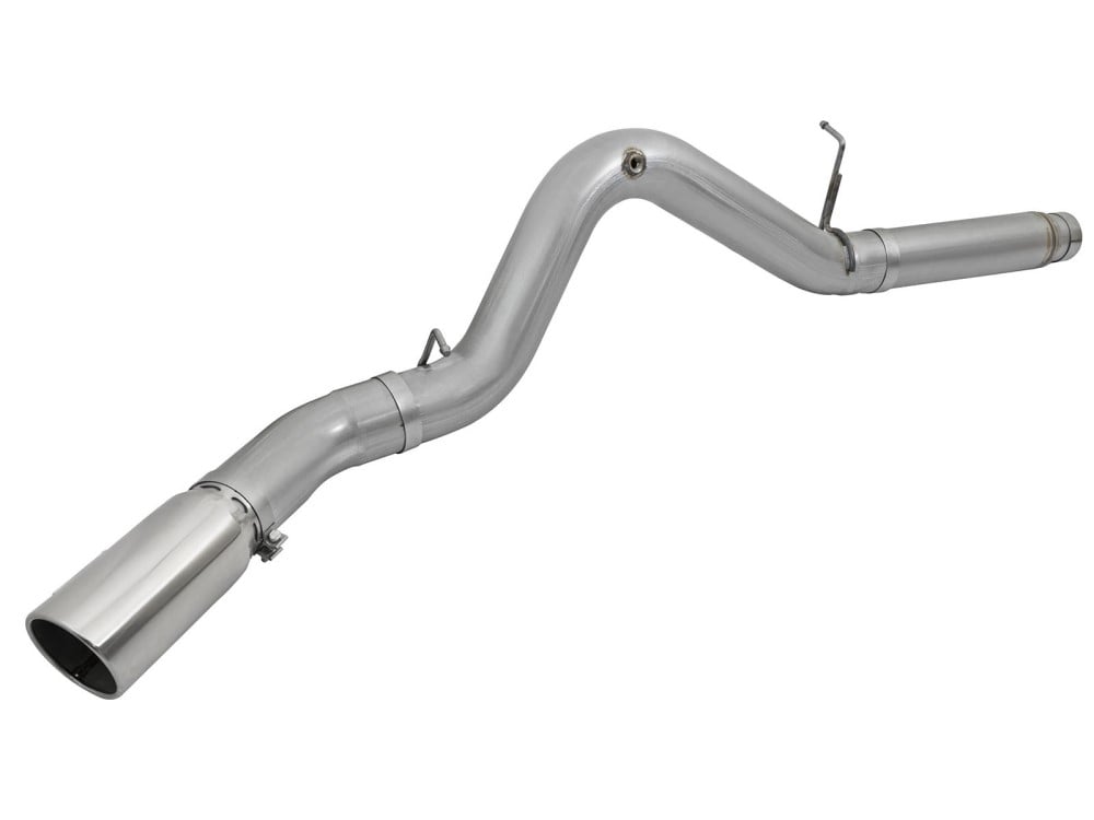 AFE Large Bore-HD 5" 409 Stainless Steel DPF-Back Exhaust 2016 GM 6.6L Duramax LML
