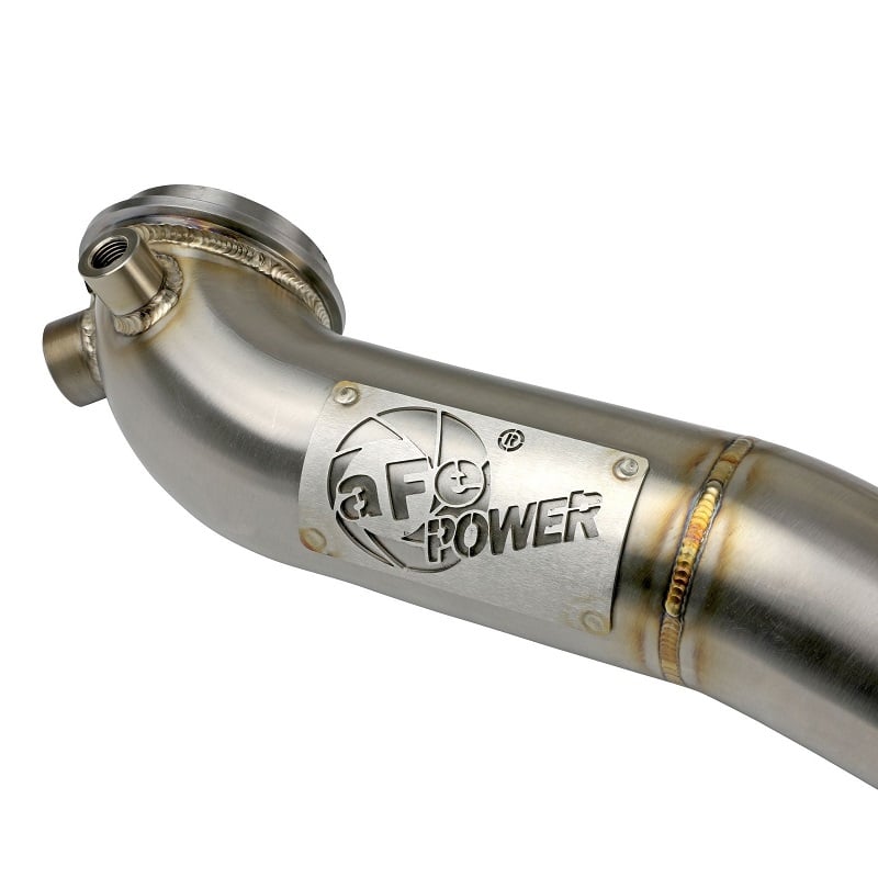 AFE MACH Force XP 3" Stainless Down Pipe 15.5-16 GM 6.6L LML Duramax