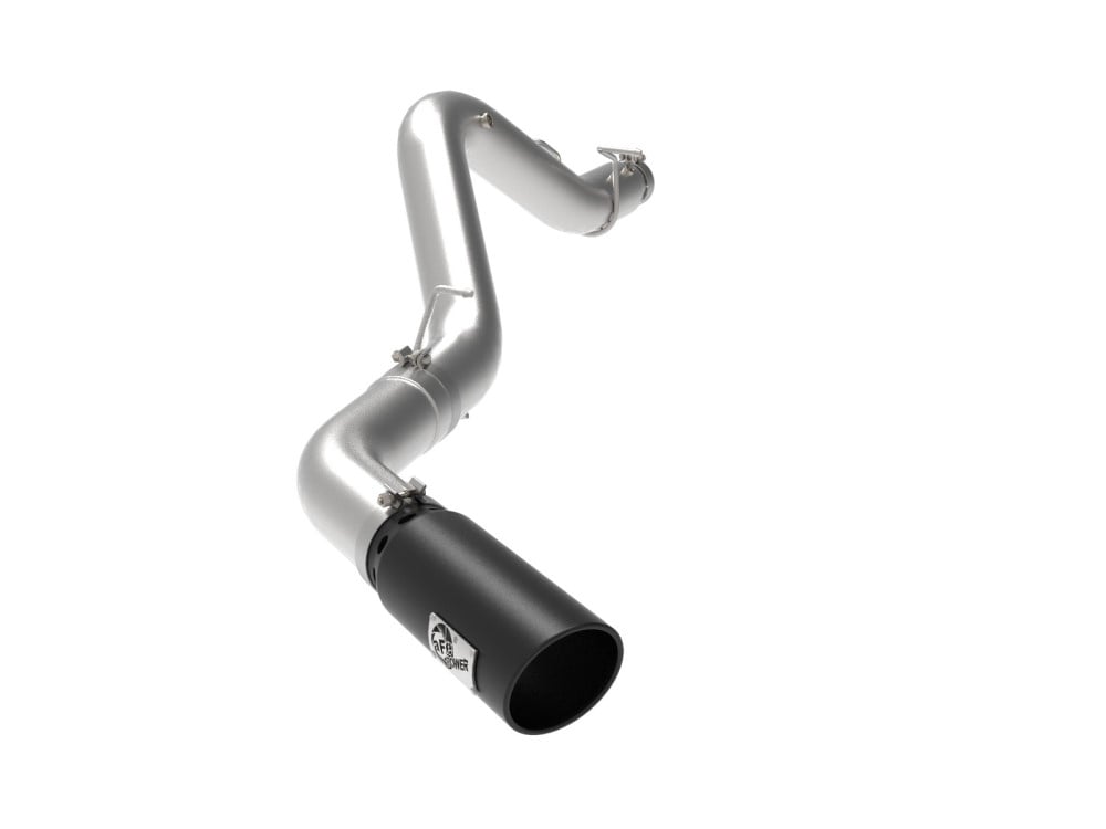 AFE Large Bore-HD 5" 409 Stainless Steel DPF-Back Single Exhaust for 20-23 GM 6.6L Duramax
