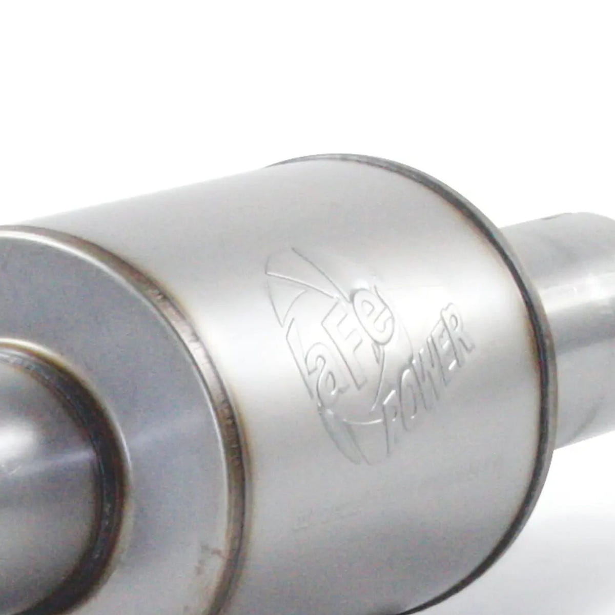 aFe ATLAS 4 IN performance muffler for deep, aggressive exhaust sound