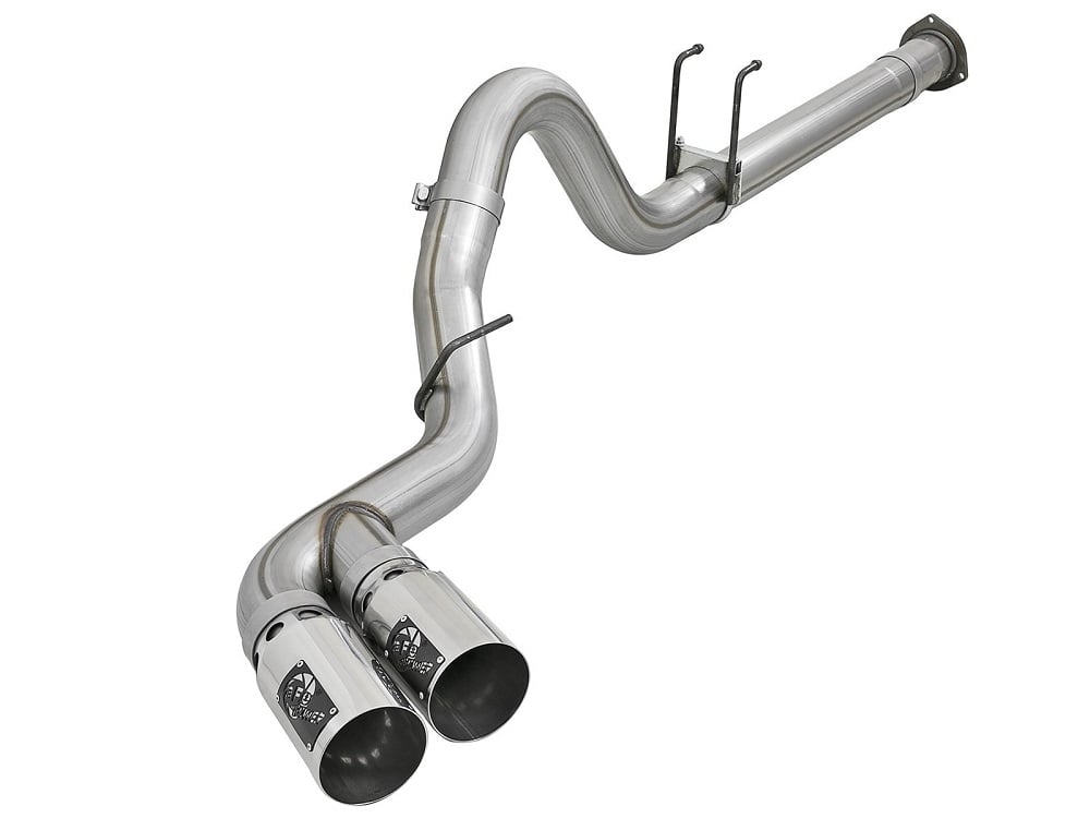 AFE Rebel XD Series 4" Stainless DPF-Back Exhaust system for 15-16 Ford 6.7L Powerstroke