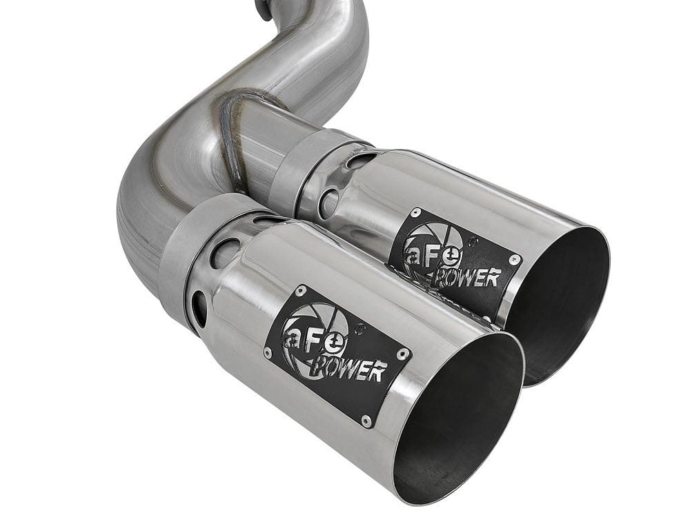 AFE Rebel XD Series 4" Stainless DPF-Back Exhaust system for 15-16 Ford 6.7L Powerstroke