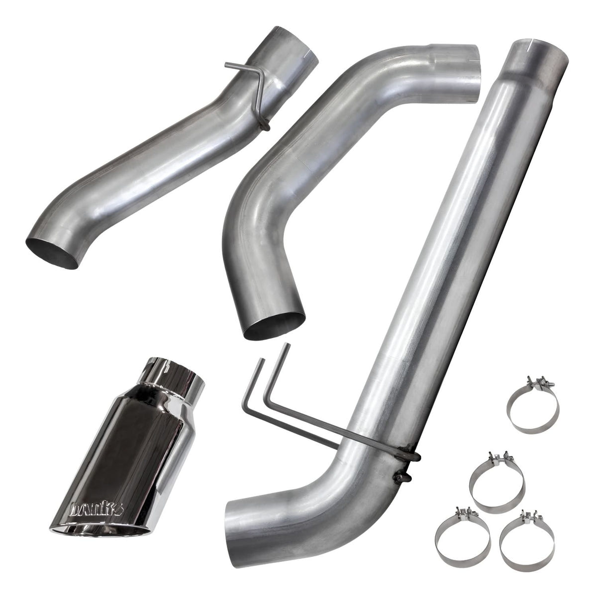 Banks Monster DPF-Back Exhaust System installed on Ram 2500/3500 6.7L Cummins truck