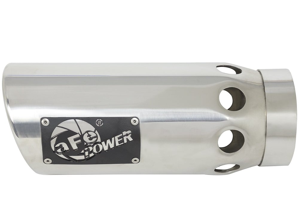 AFE Mach Force-Xp Stainless Steel Intercooled 4" Inlet and 5" Outlet Exhaust Tip