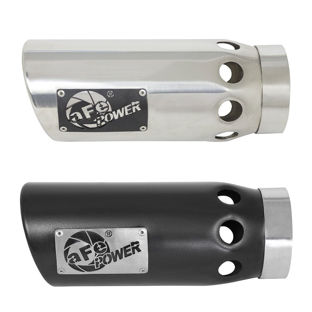 AFE Mach Force-Xp Stainless Steel Intercooled 4" Inlet and 5" Outlet Exhaust Tip