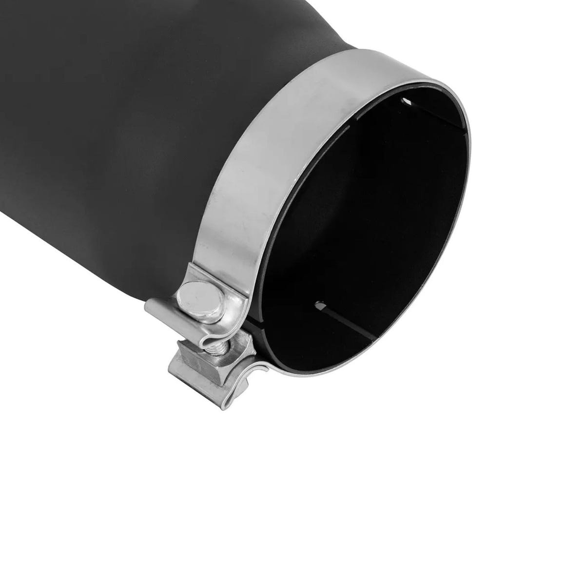aFe POWER 5 inch clamp-on black exhaust tip 15 inch length