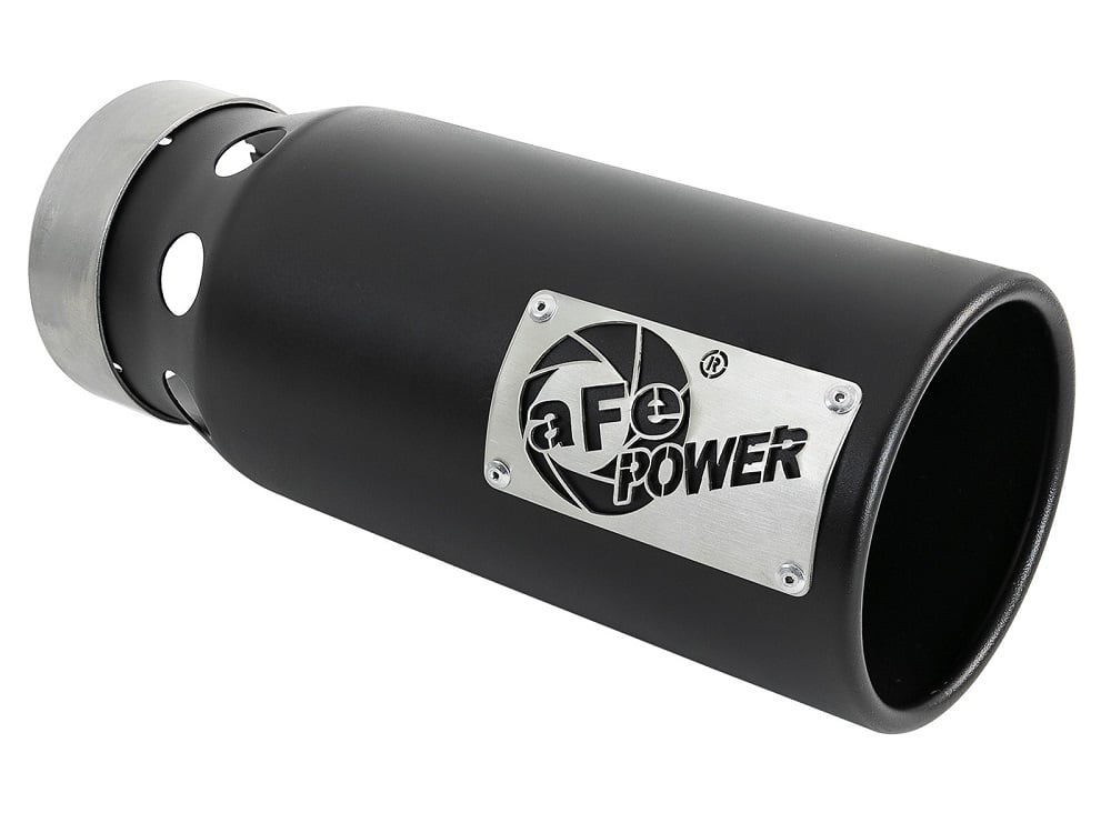 AFE Saturn 4S Stainless Steel Intercooled 4" Inlet and 5" Outlet Exhaust Tip