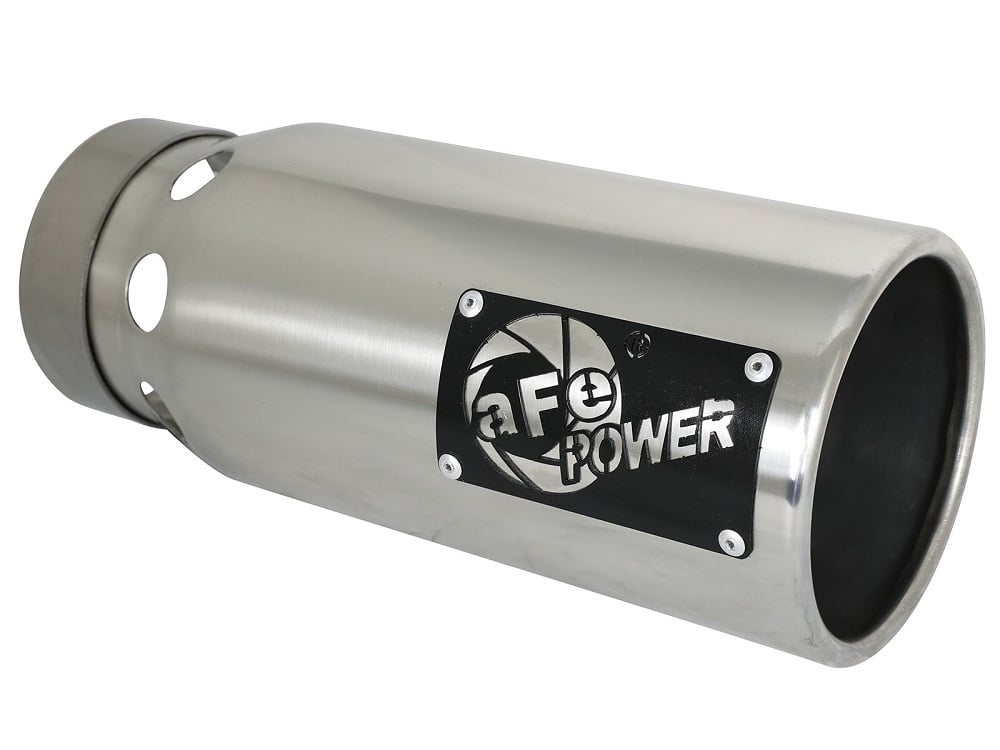 AFE Saturn 4S Stainless Steel Intercooled 4" Inlet and 5" Outlet Exhaust Tip