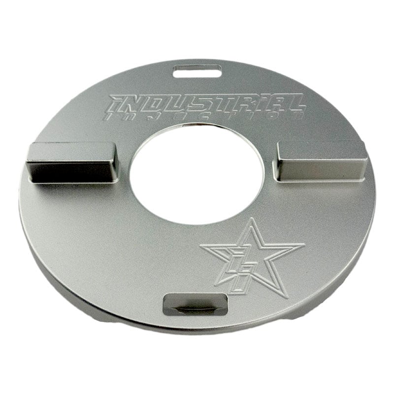 Industrial Injection Clear Anodized Billet Hood Drain Ring for 17-19 GM 6.6L Duramax L5P