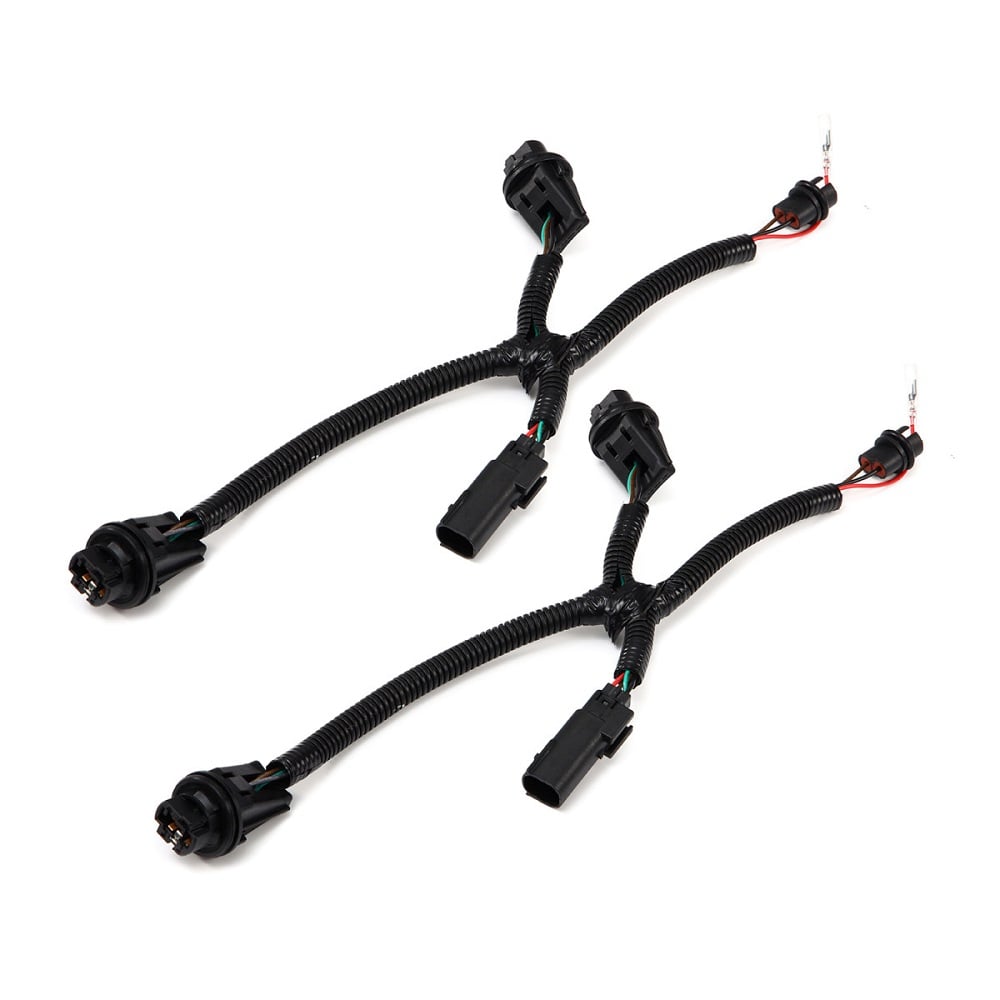 Alpharex Stock LED Tail Lights to AlphaRex Tail Lights Converters for 20-24 Chevrolet 2500HD and 3500