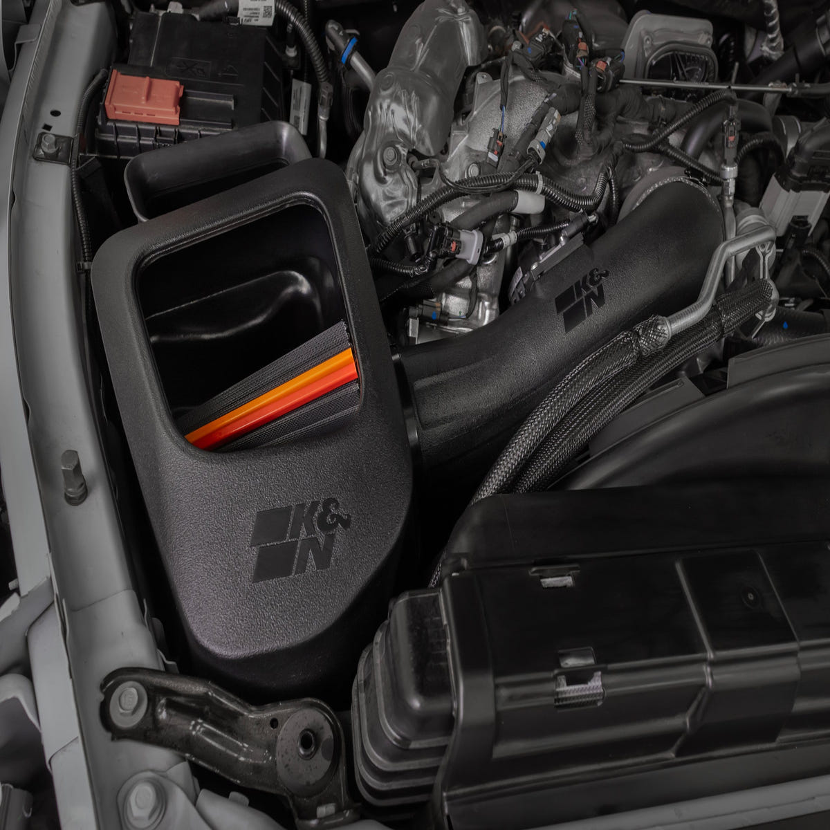 K&amp;N NEXTGEN Dry Flow Cold Air Intake for 20-26 GM 6.6L Duramax L5P 2500HD and 3500HD