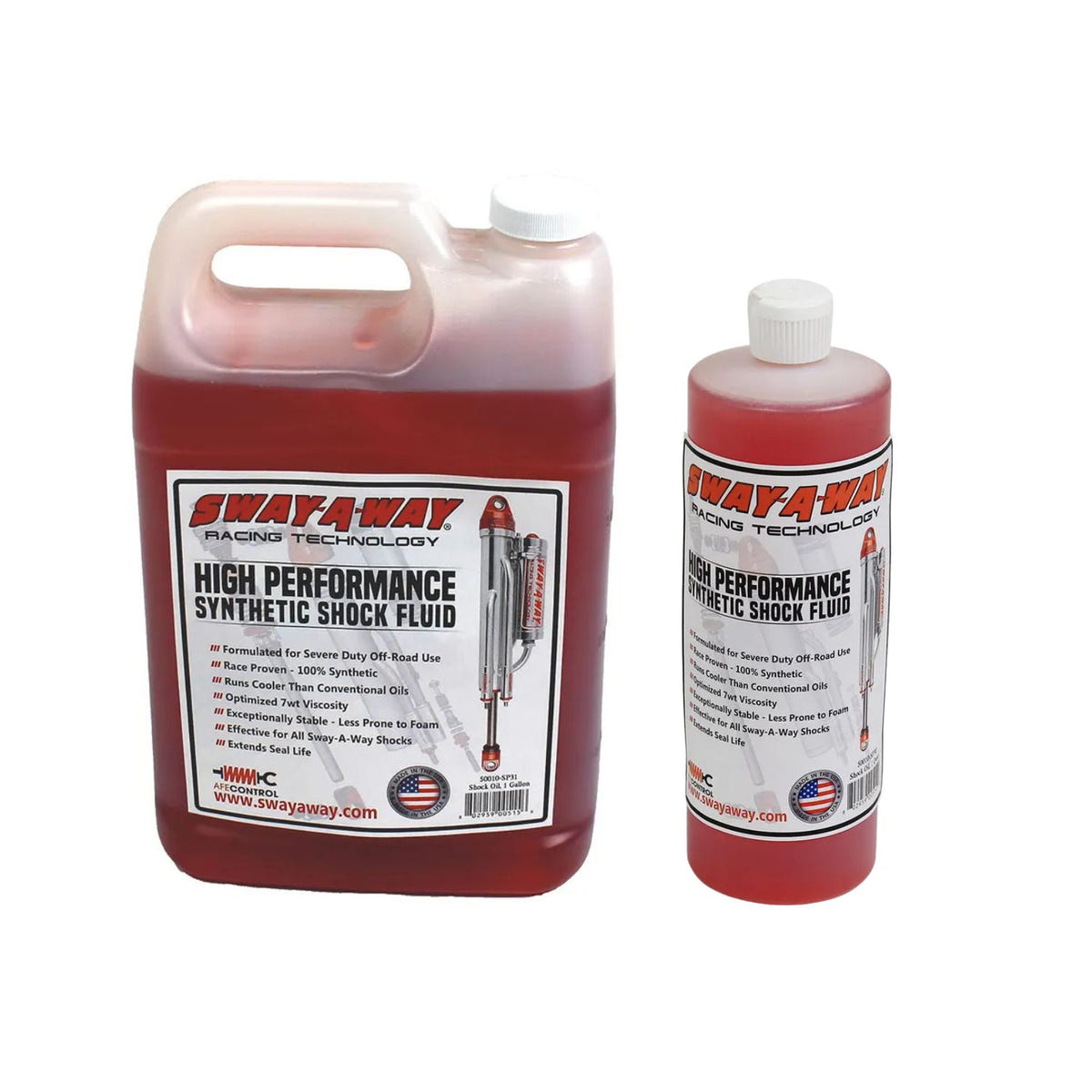 aFe Control Sway-A-Way Shock Oil Quart and Gallon for shocks and coilovers