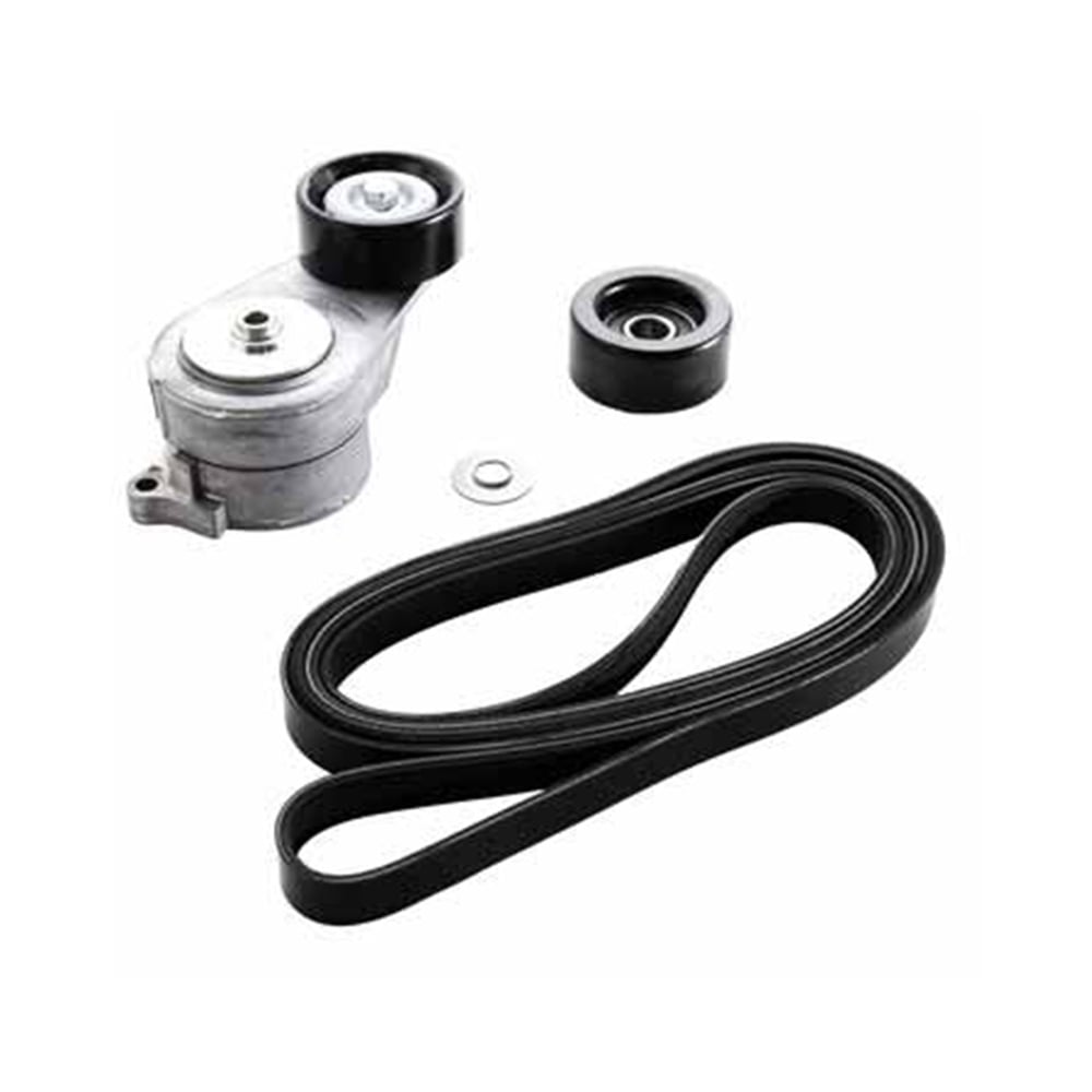Dayco Complete Serpentine Belt Kit Single Alternator for 02-10 GM 6.6L Duramax LB7 and LLY and LBZ and LMM