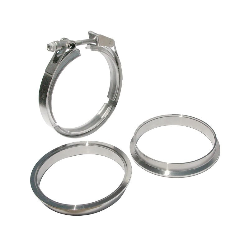 PPE Quick Release Stainless Steel V-Band 3-Piece Set