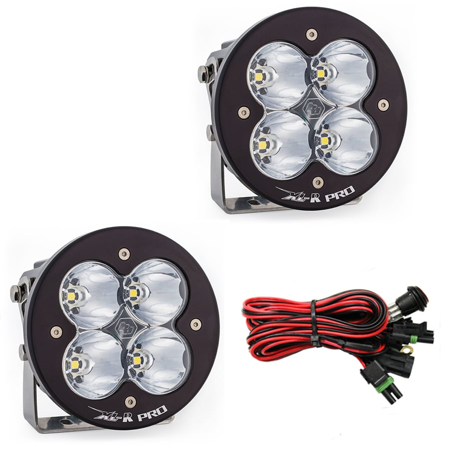 Baja Designs XL-R Pro LED Light - Round - Pair Pack