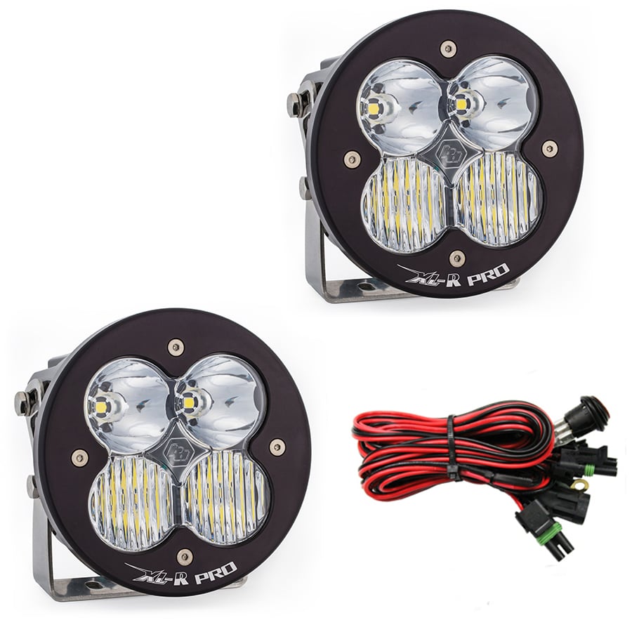Baja Designs XL-R Pro LED Light - Round - Pair Pack